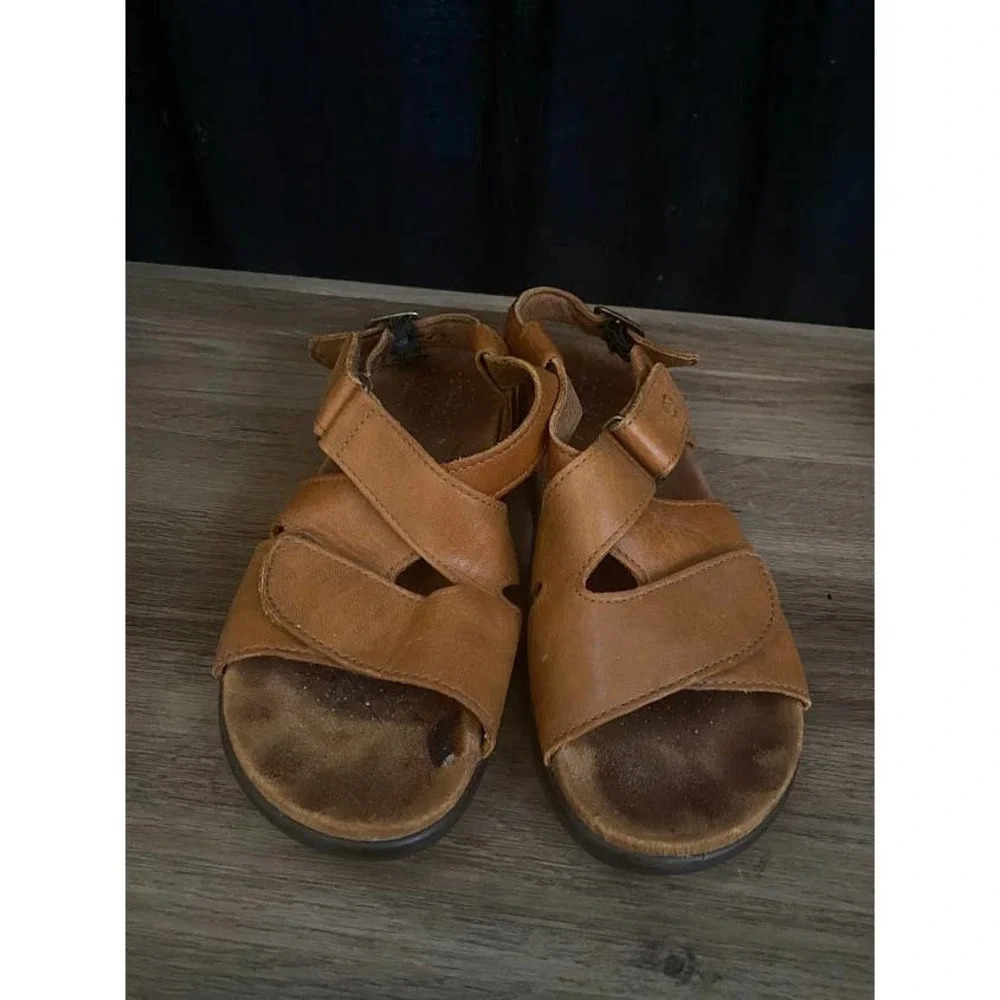 SAS  Women's Brown Tripad Comfort Sandals Size 6 Open Toe Comfort Strappy - Picture 8 of 10